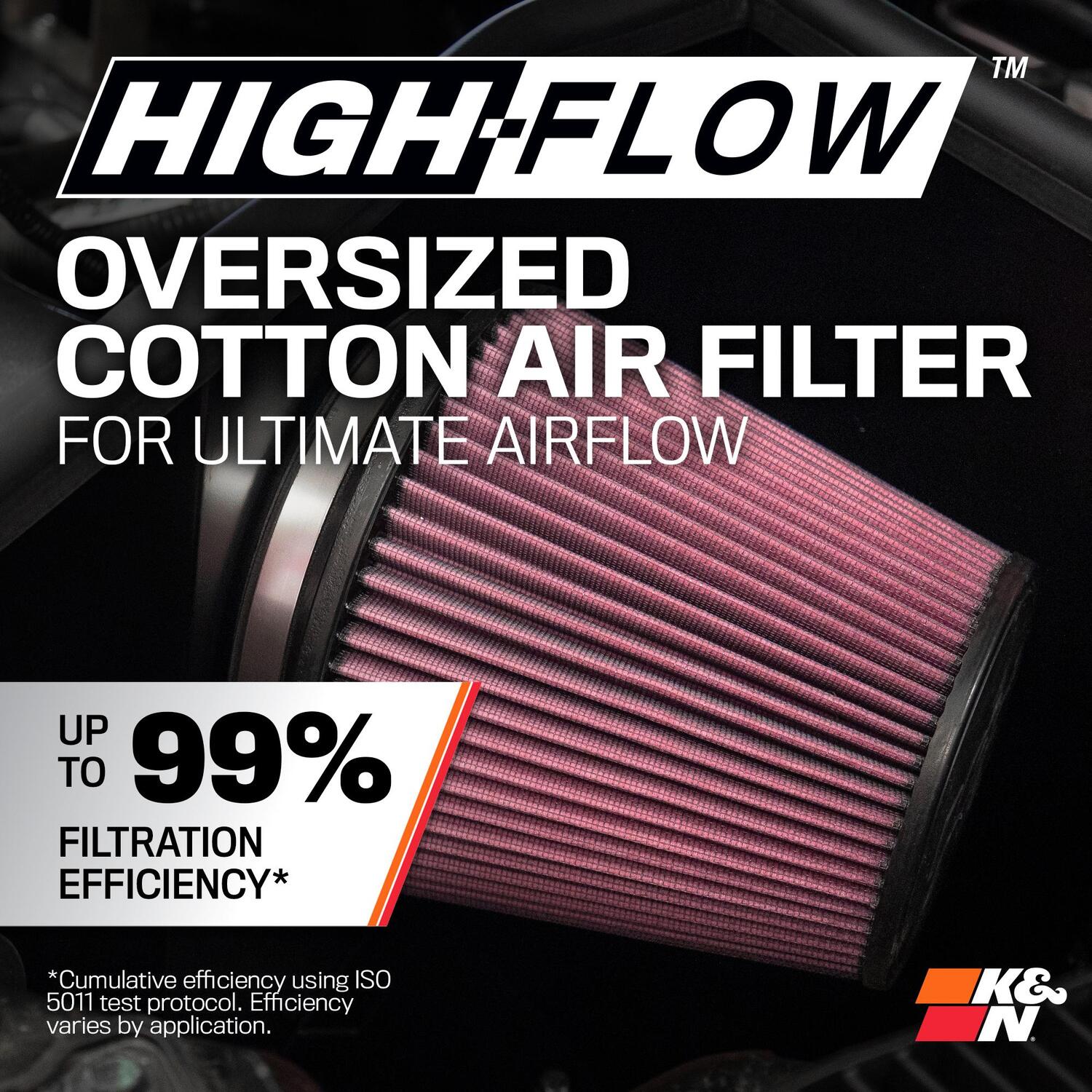 K&N Performance Powersports Air Cleaner Assembly RK-3940