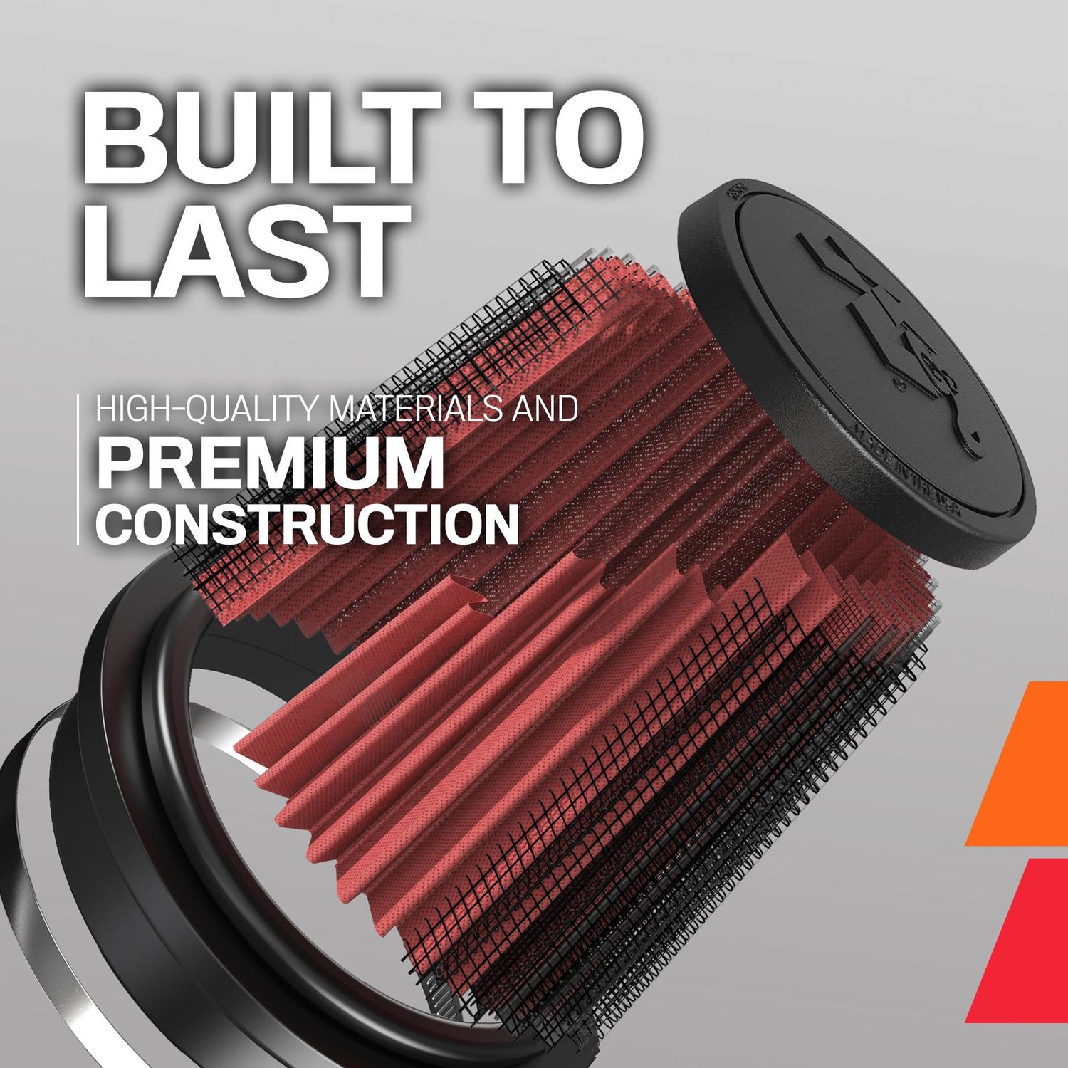 K&N RU-3550 Universal Air Filter