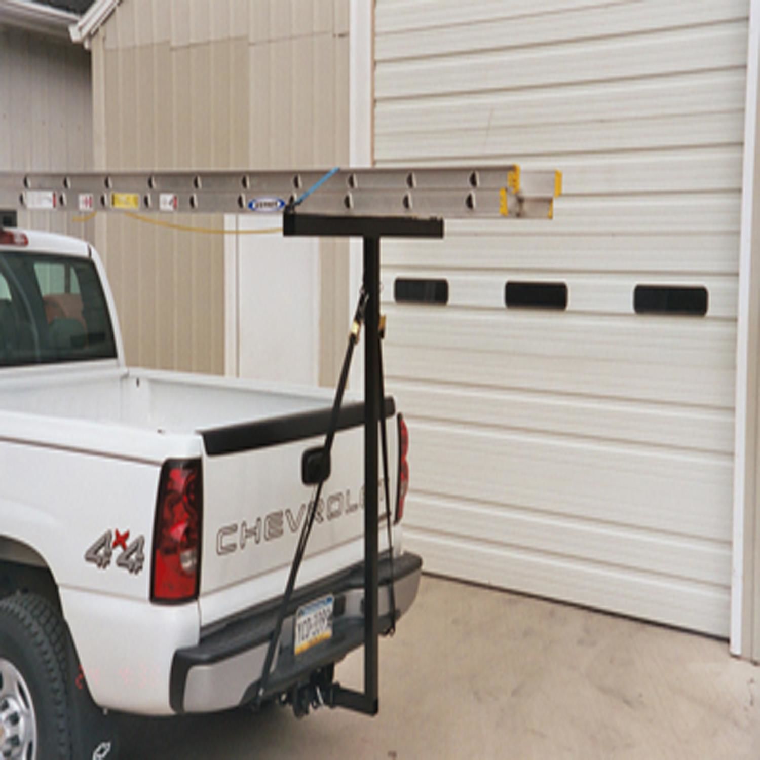 TrailFX 4ft Black, Steel, Wide Support Bar, 2in Receiver Hitch Mount