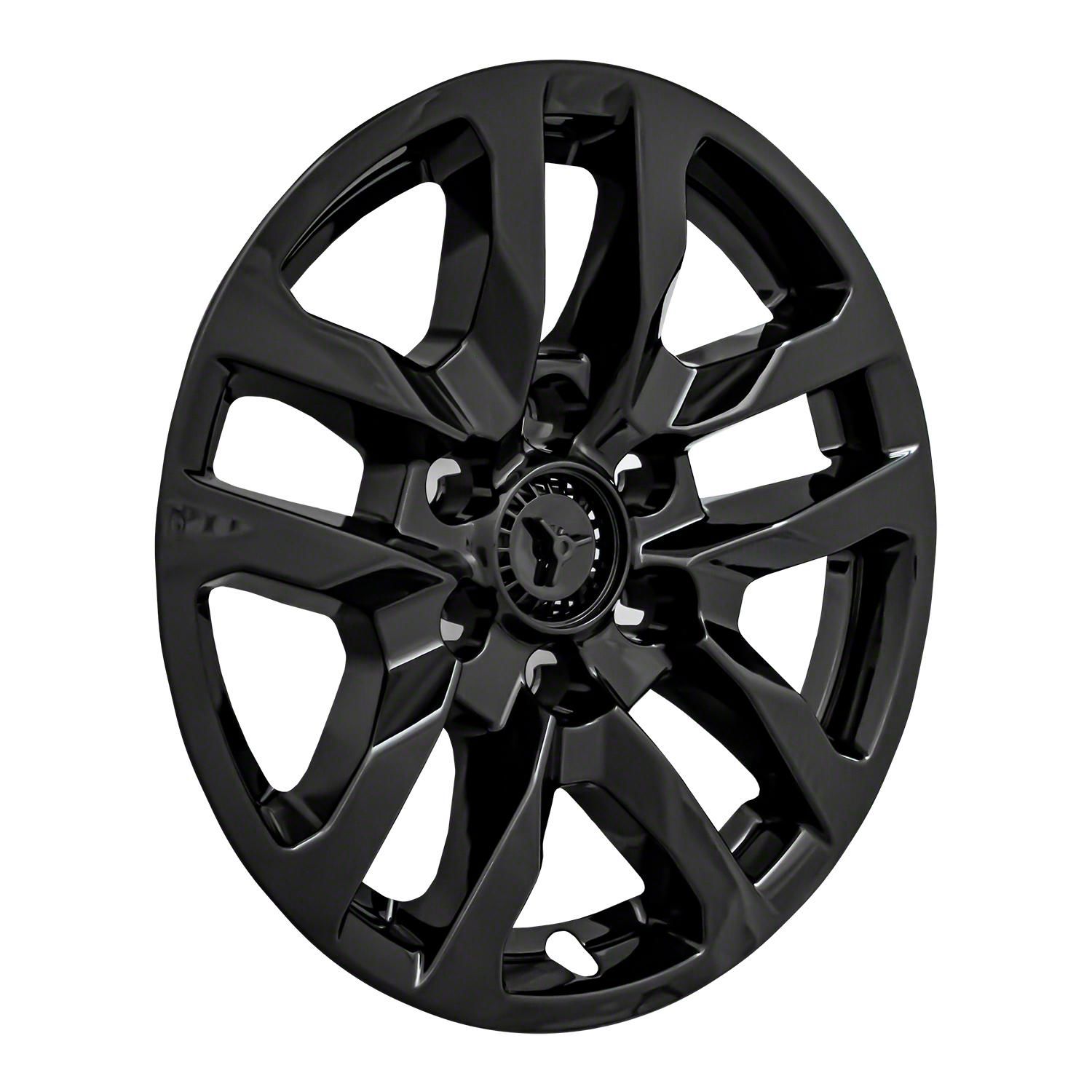 Coast To Coast Gloss Black 18in Wheel Cover/Hub Cap 4 Piece IWCIMP432BLK