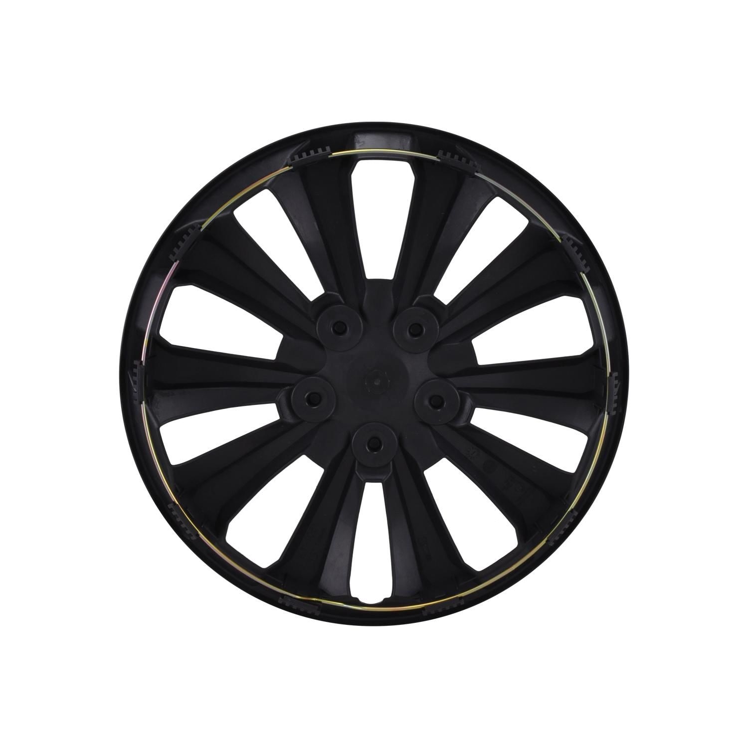 Coast To Coast Gloss Black 15in 10 Spoke, ABS Plastic Fits Over OEM ...