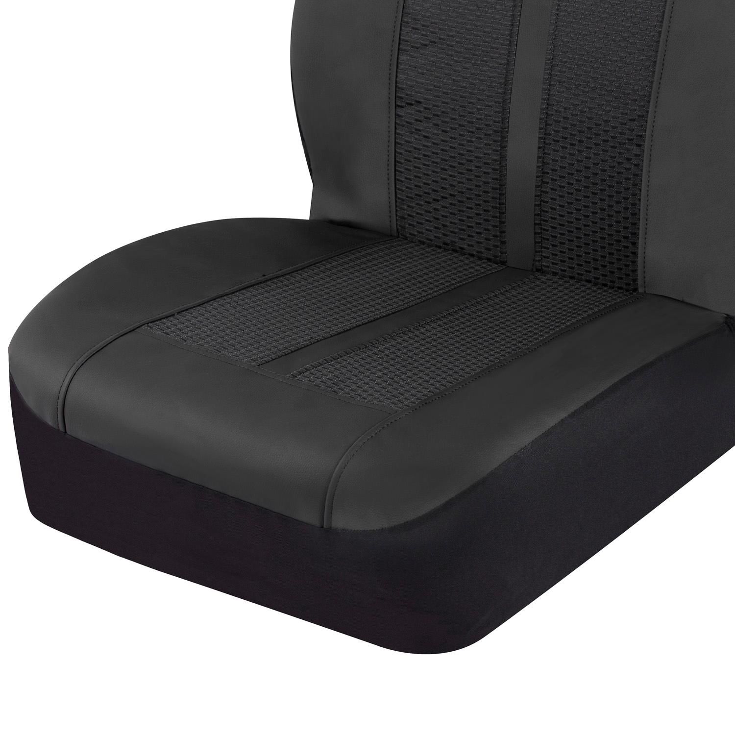 ProElite Black Kingston Low Back Seat Cover 2 Piece