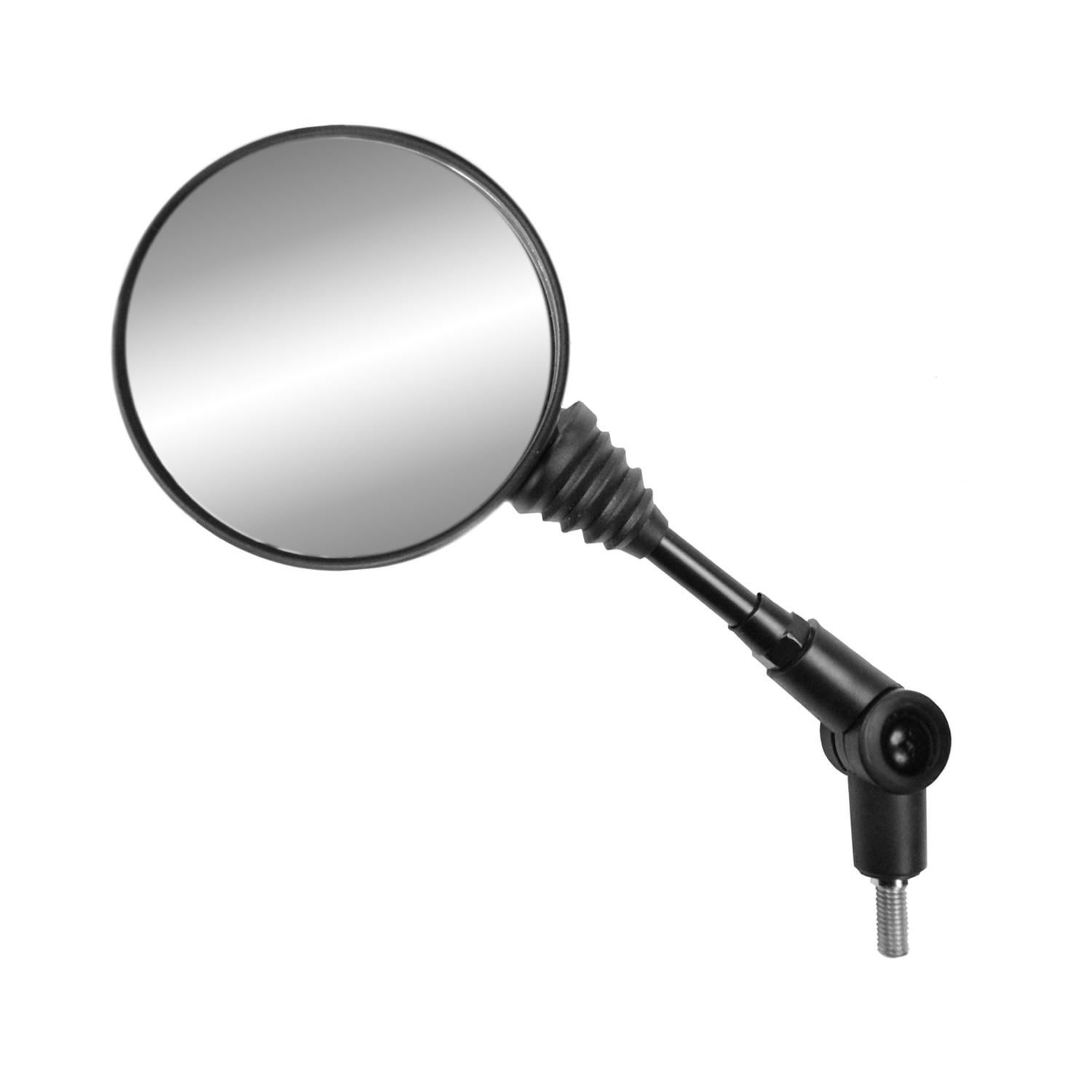 K-Source 4 1/2in 10mm Thread Black Round Universal Mirror