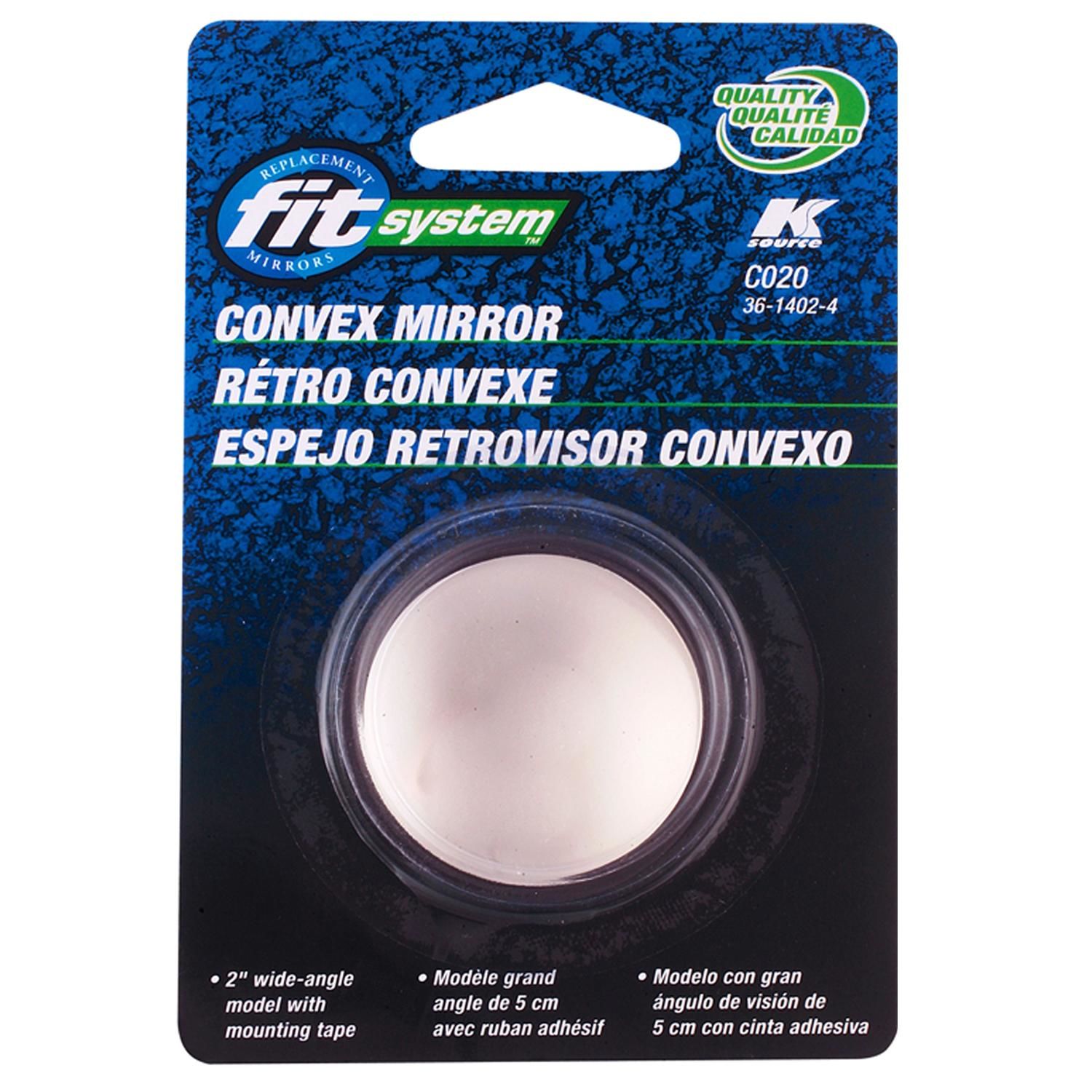 KSource 2in Convex Blind Spot Mirror
