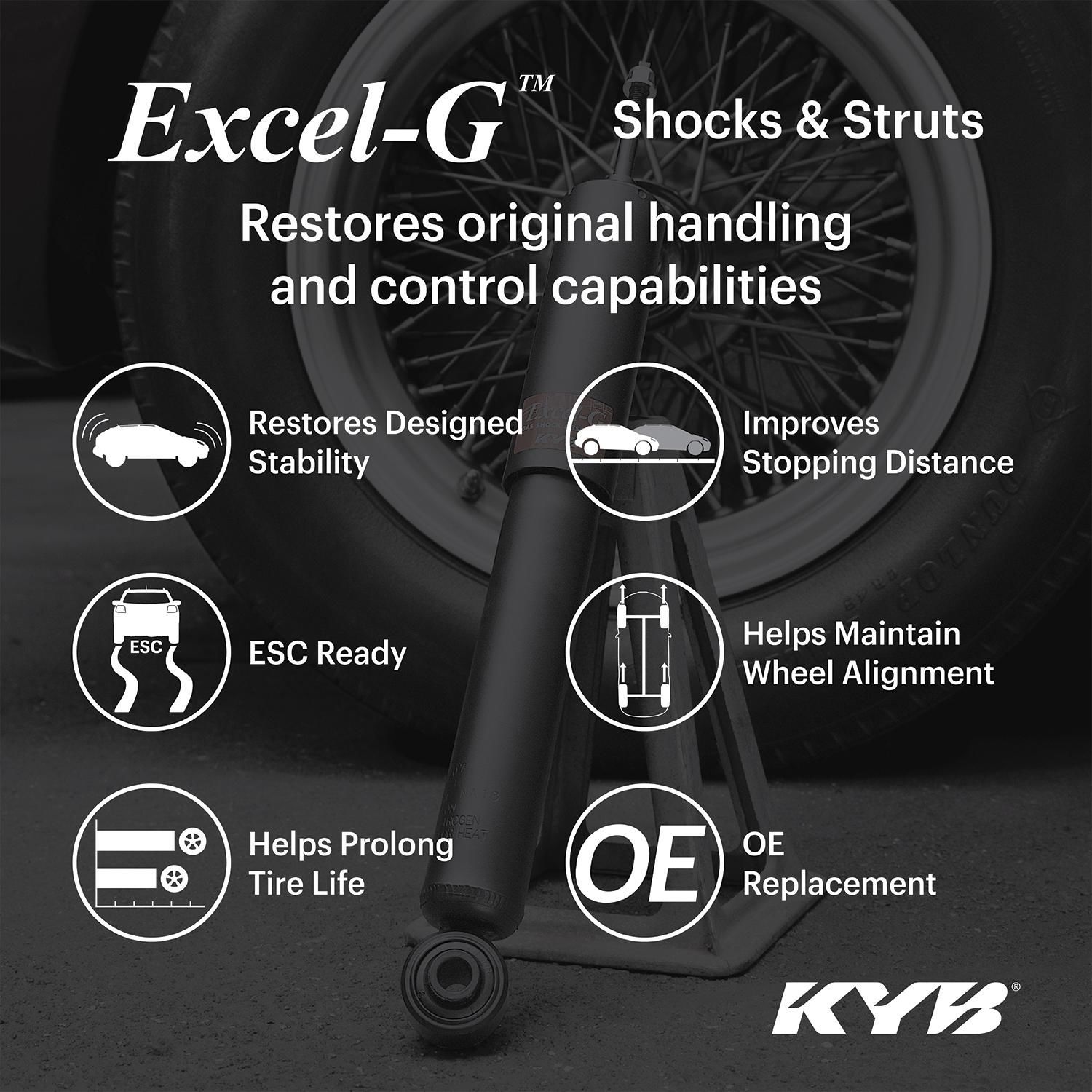 KYB Excel-G Suspension Strut 3348027