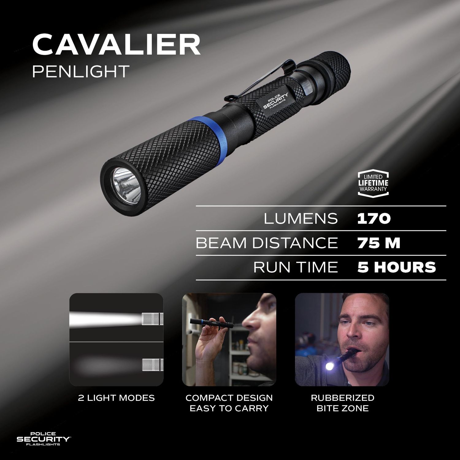 Police Security Cavalier Penlight