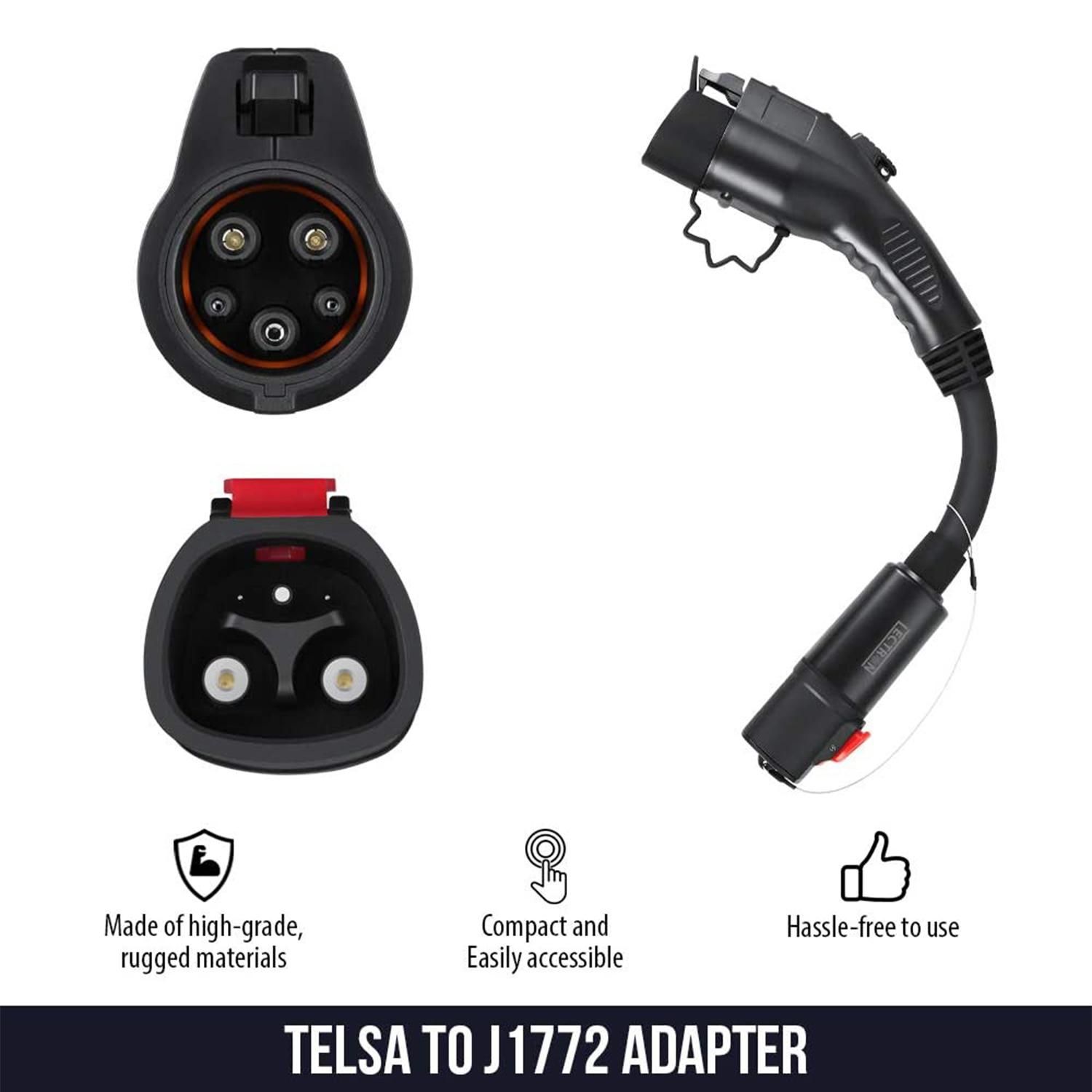 Lectron tesla wall charger deals to j1772 adapter