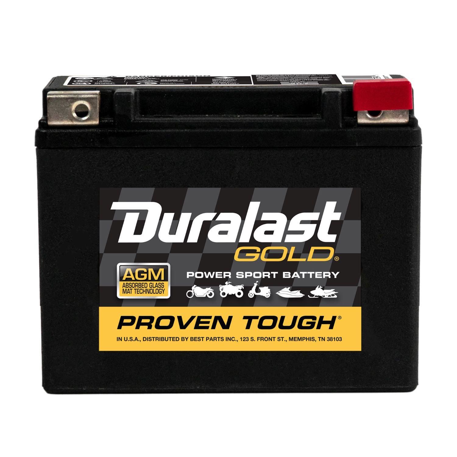 Duralast Gold Powersport Absorbed Glass Mat (AGM) Battery AZX18L