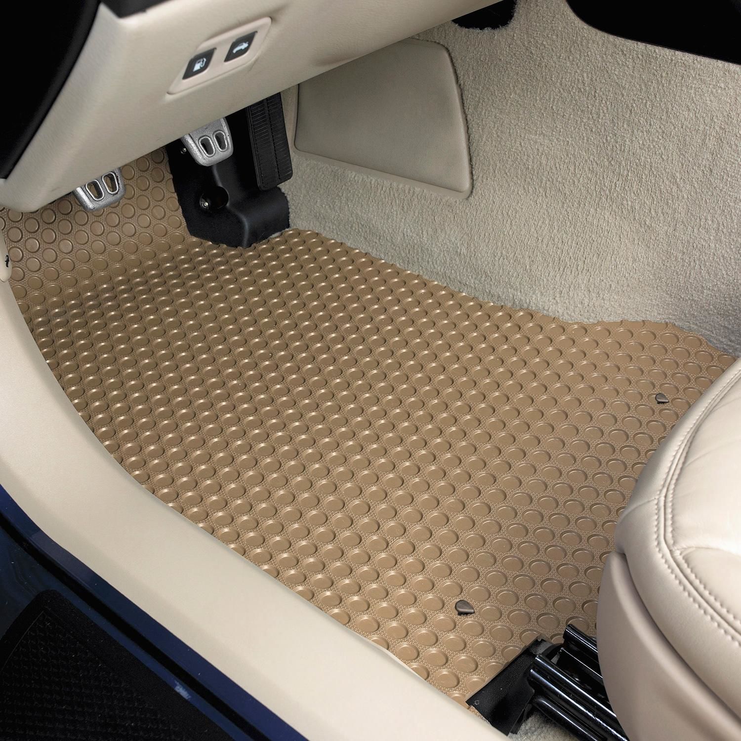 ProElite Black Universal 1 Piece Front Classic Rubber Floor Mat at AutoZone