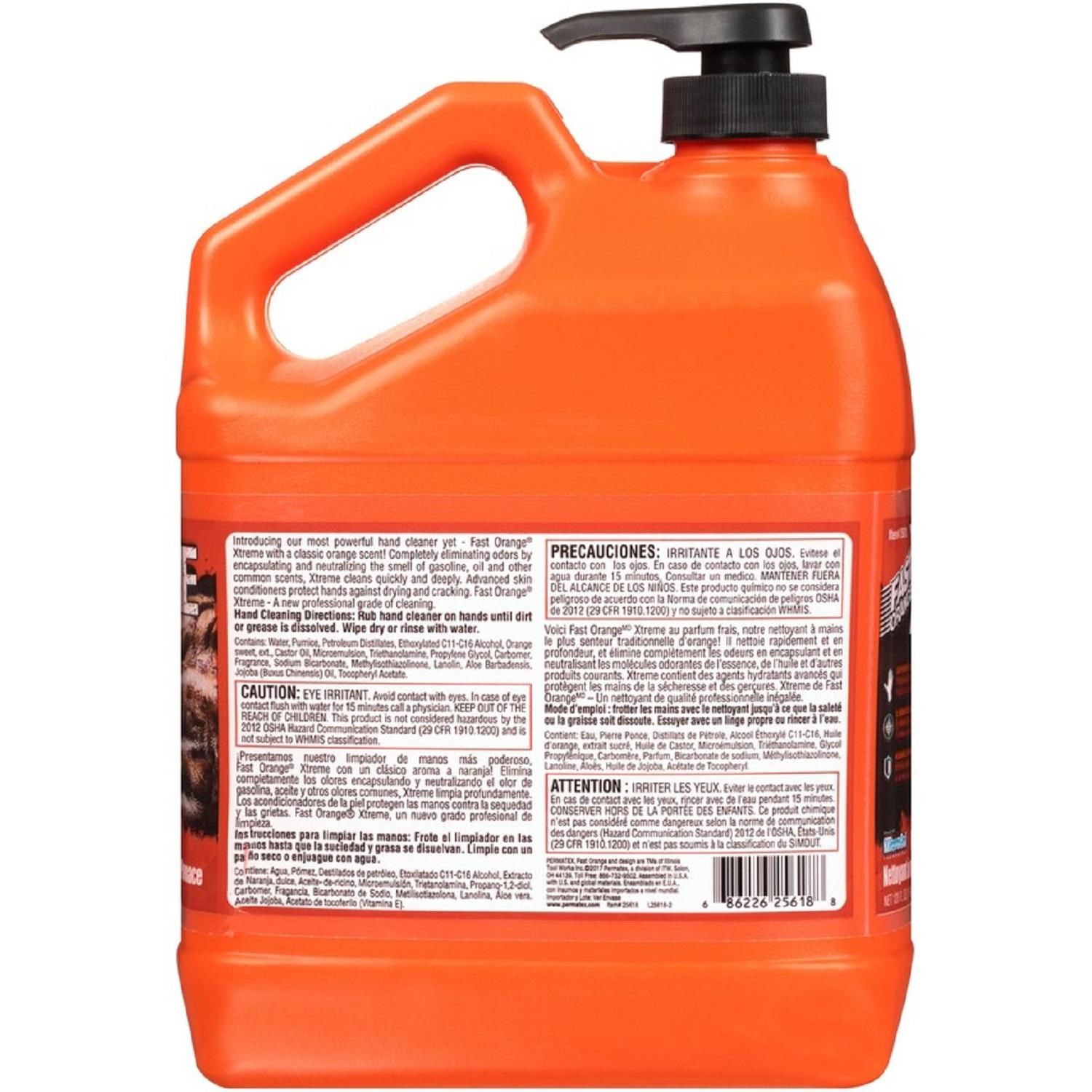 Permatex Fast Orange xtreme professional grade hand cleaner