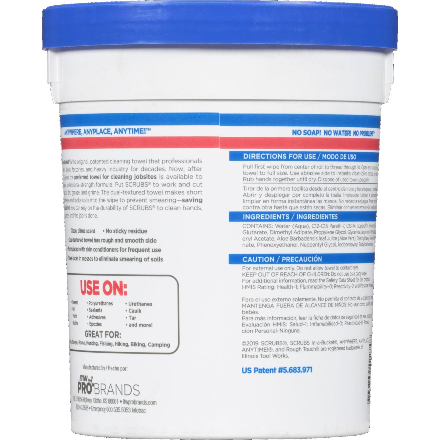 ScrubsInABucket Professional Grade Scrubbing Towels 72 Piece