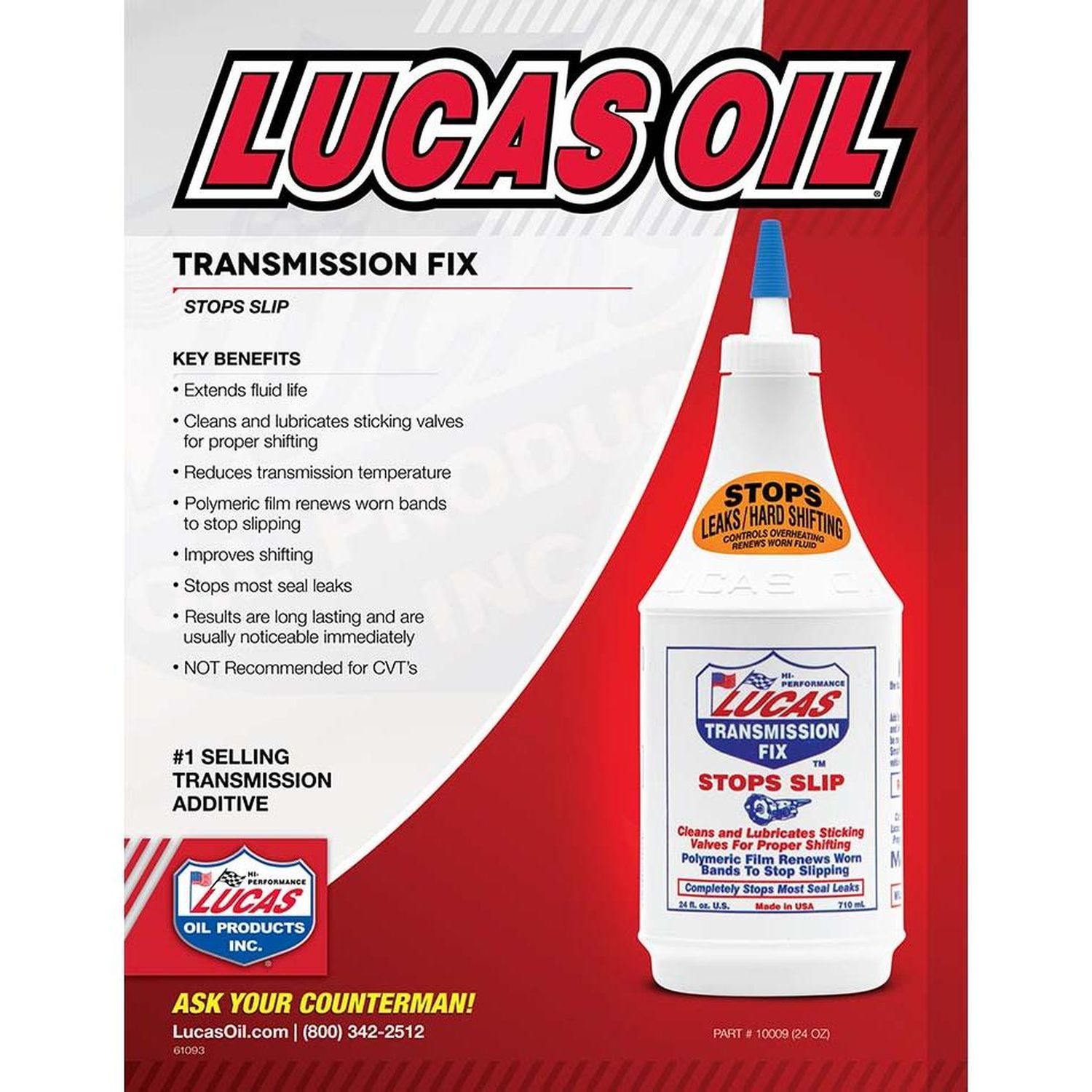 Lucas Oil Products Trans Fix 24oz