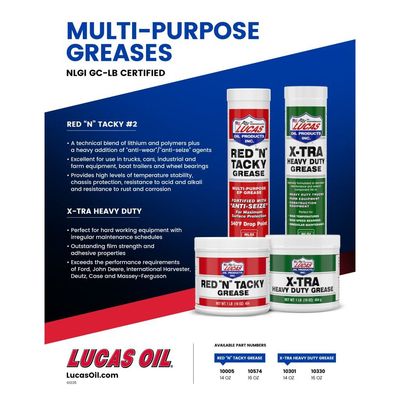 Lucas Oil Products Xtra HD Grease Tube 14oz
