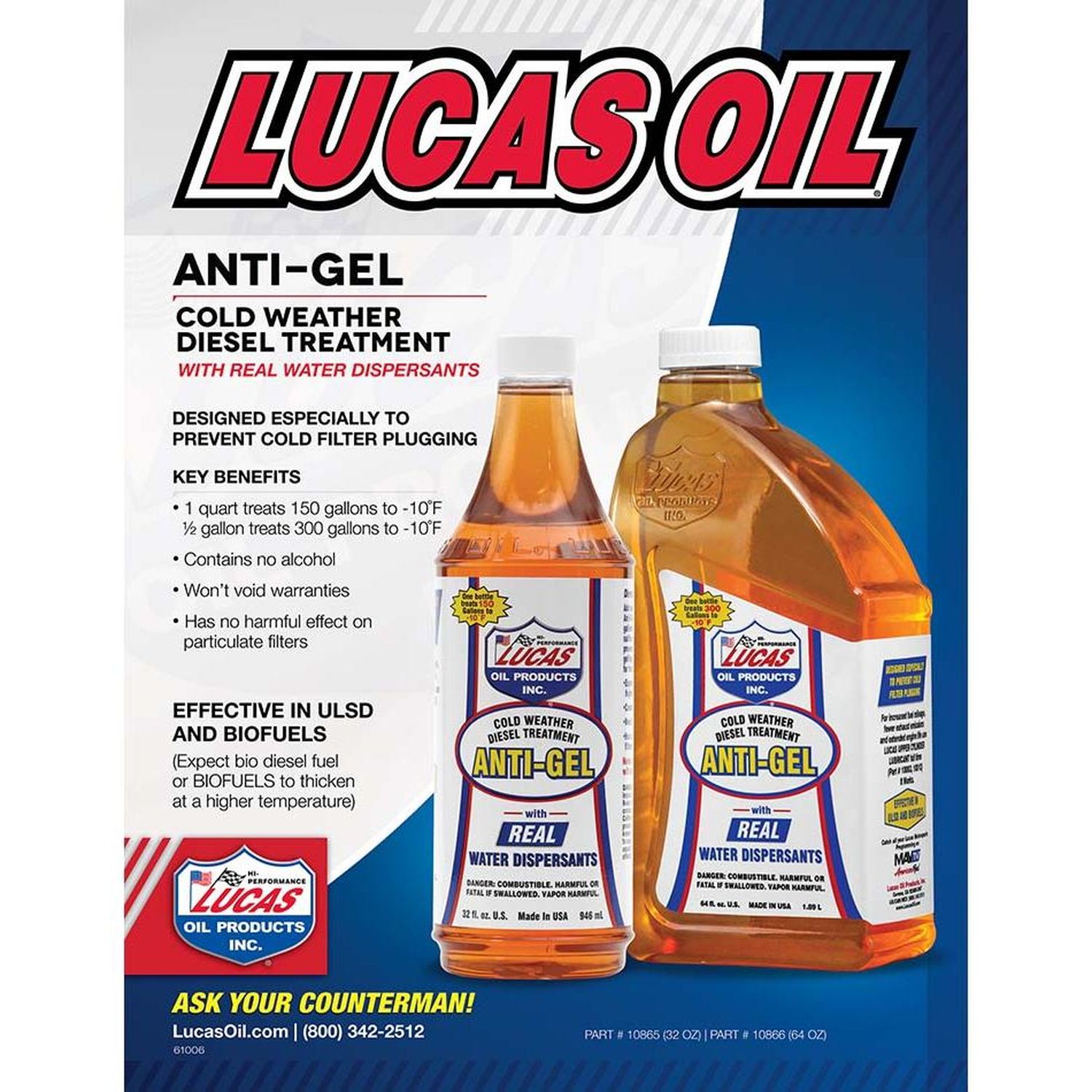Lucas Oil Products AntiGel Diesel Treatment 32Oz