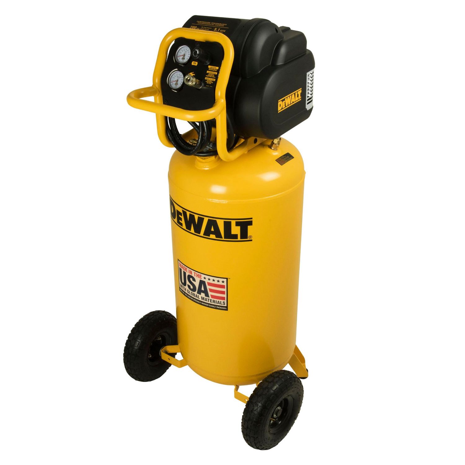 DEWALT 20-Gallons Portable 200 PSI Horizontal Air Compressor in