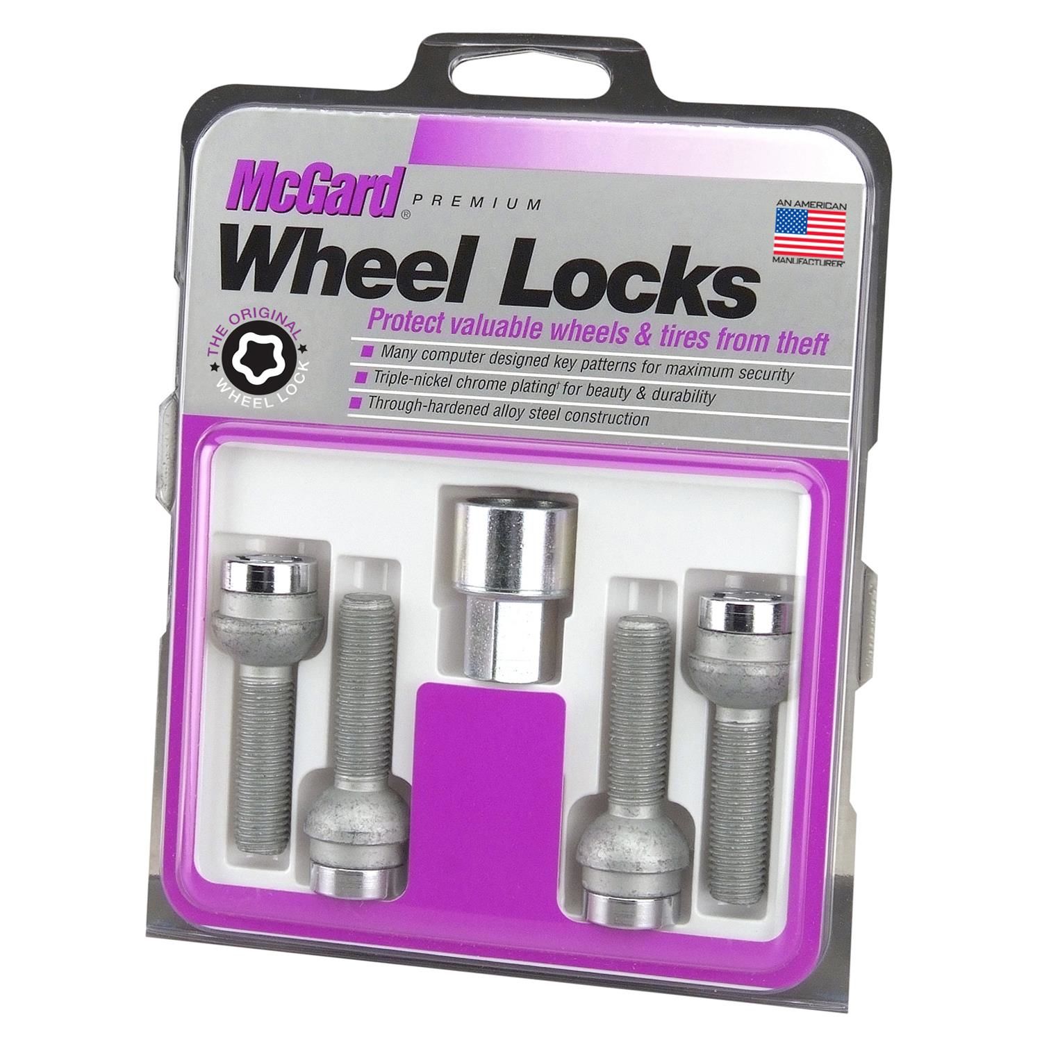 McGard Wheel Lock Key Locking Lug Nuts 5 Piece 28175