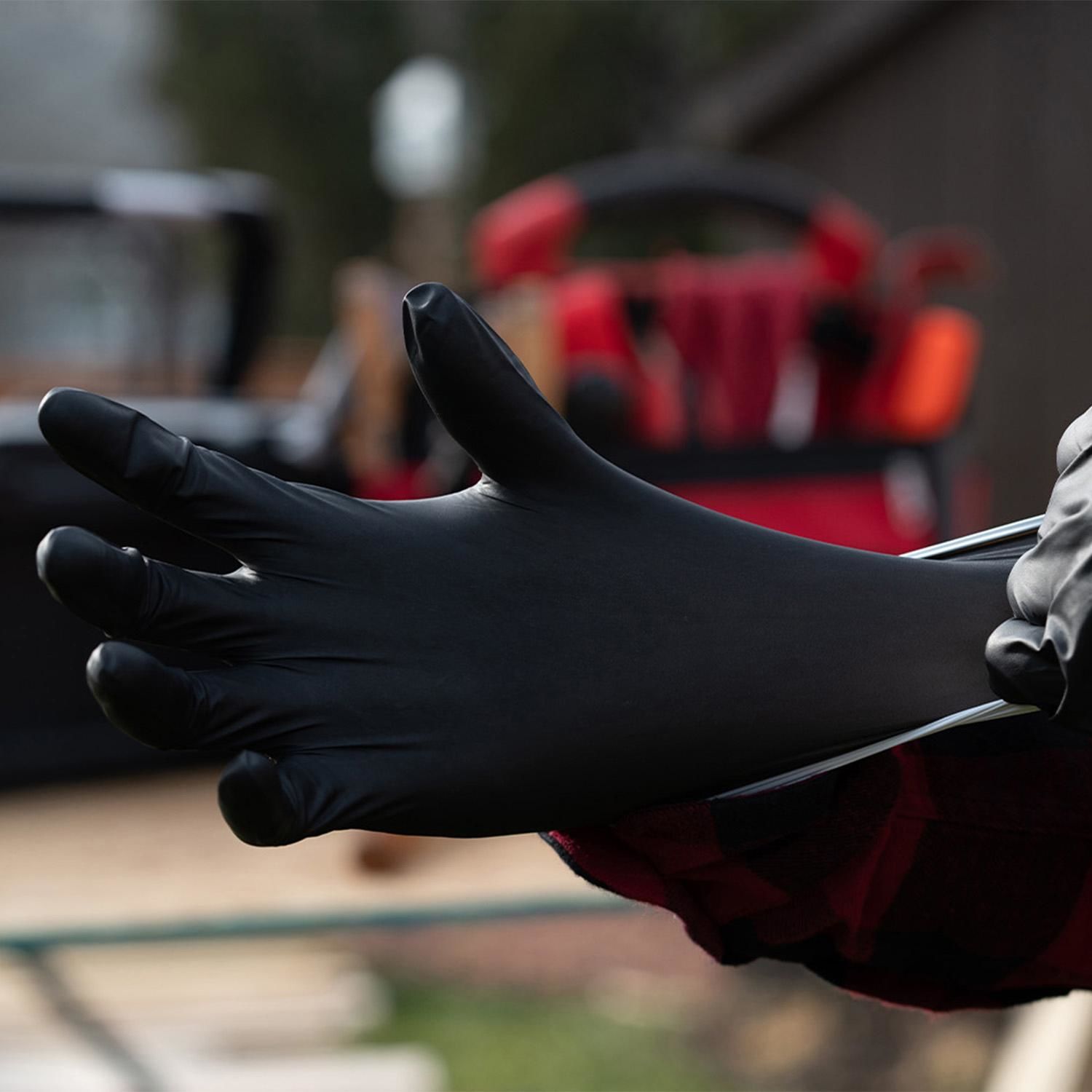 Venom Steel Nitrile Gloves XX Large 2 Layer Rip Resistant Industrial