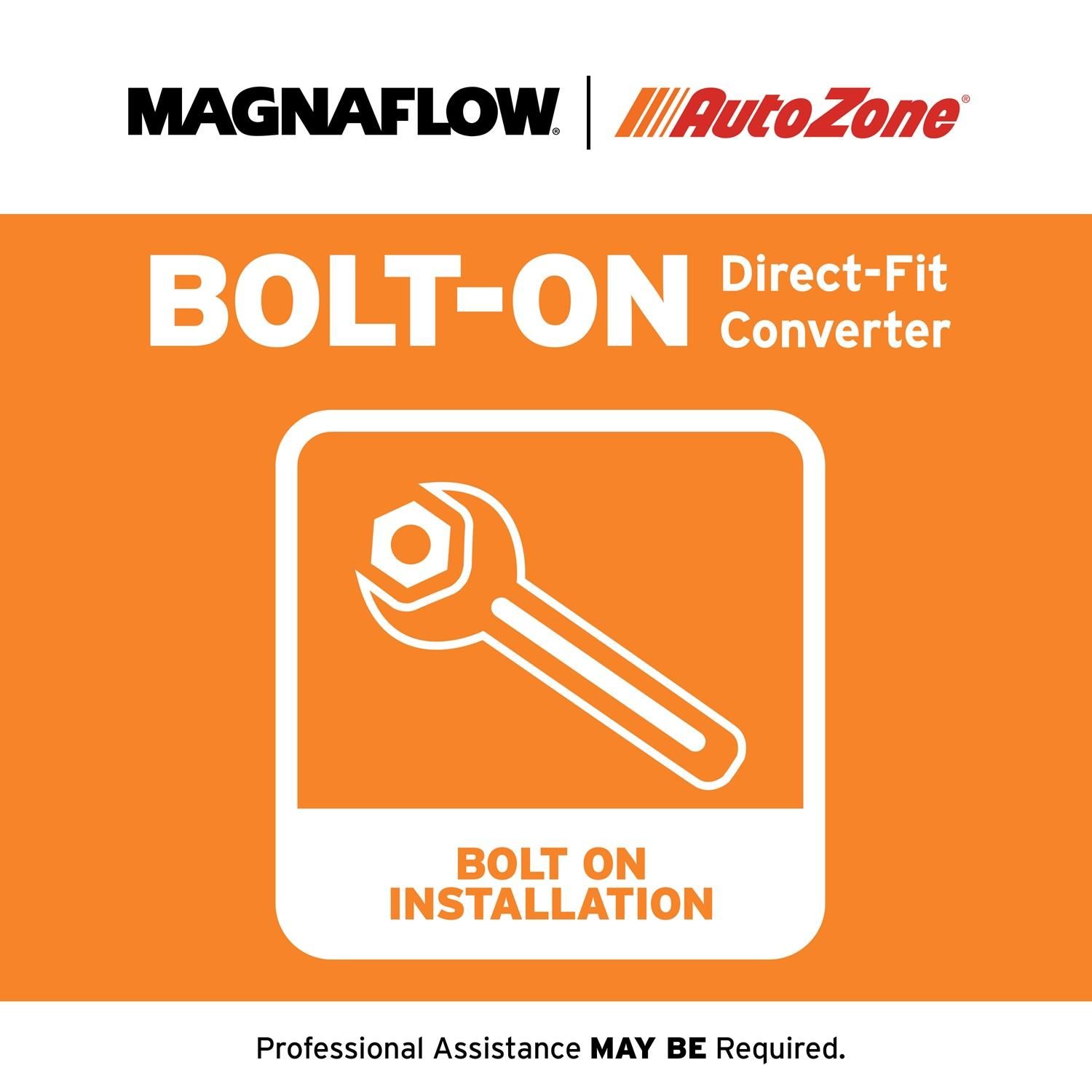 AB Catalytic 49123 Direct-Fit Catalytic Converter - Non-CARB Compliant - View #3