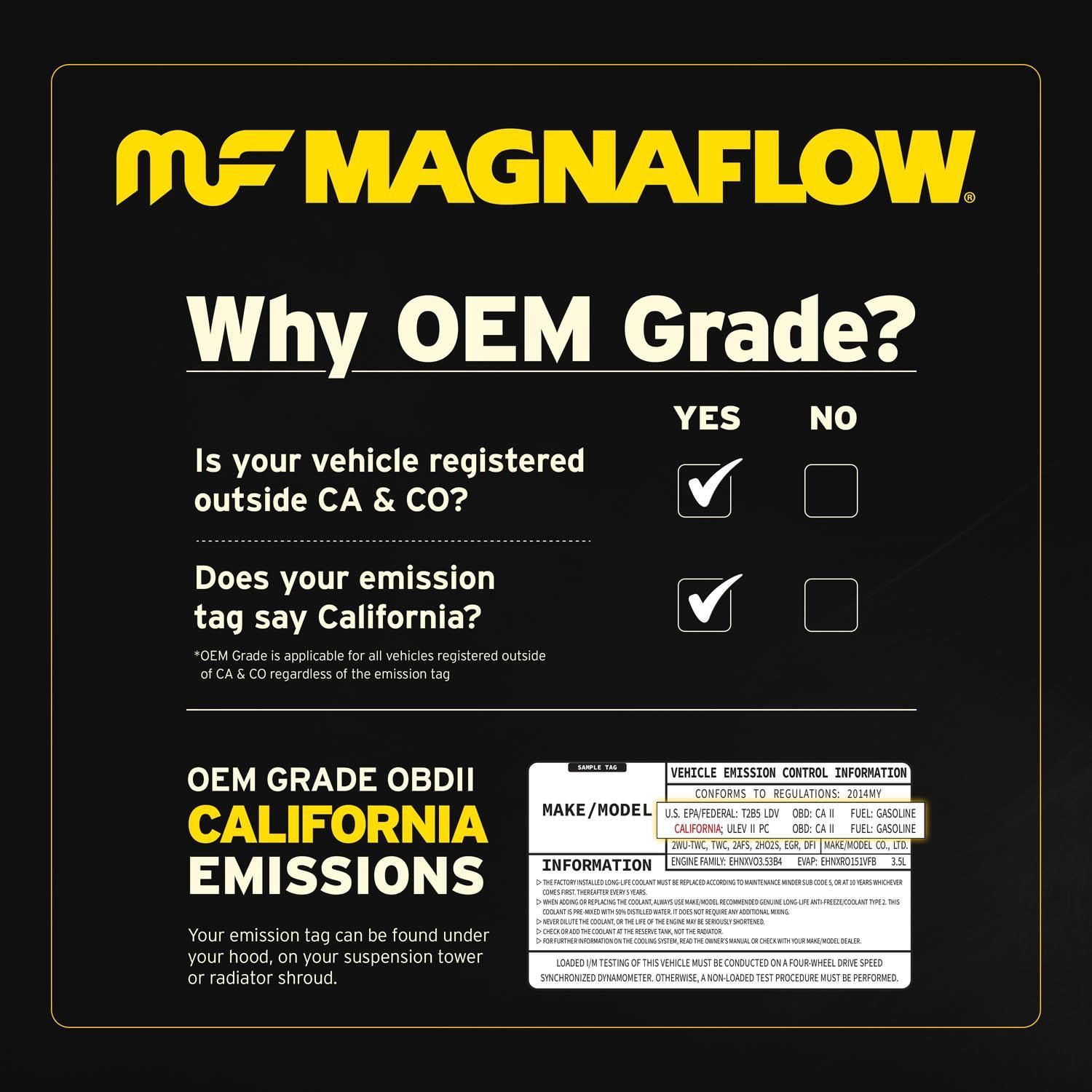 MagnaFlow OEM Grade Federal EPA Compliant Direct Fit Catalytic Converter 49928