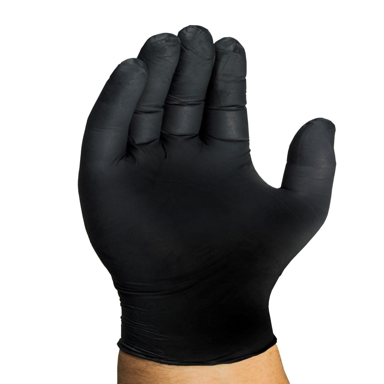 Mechanic Gloves Rubber Gloves Autozone Diamond Grip Black Latex