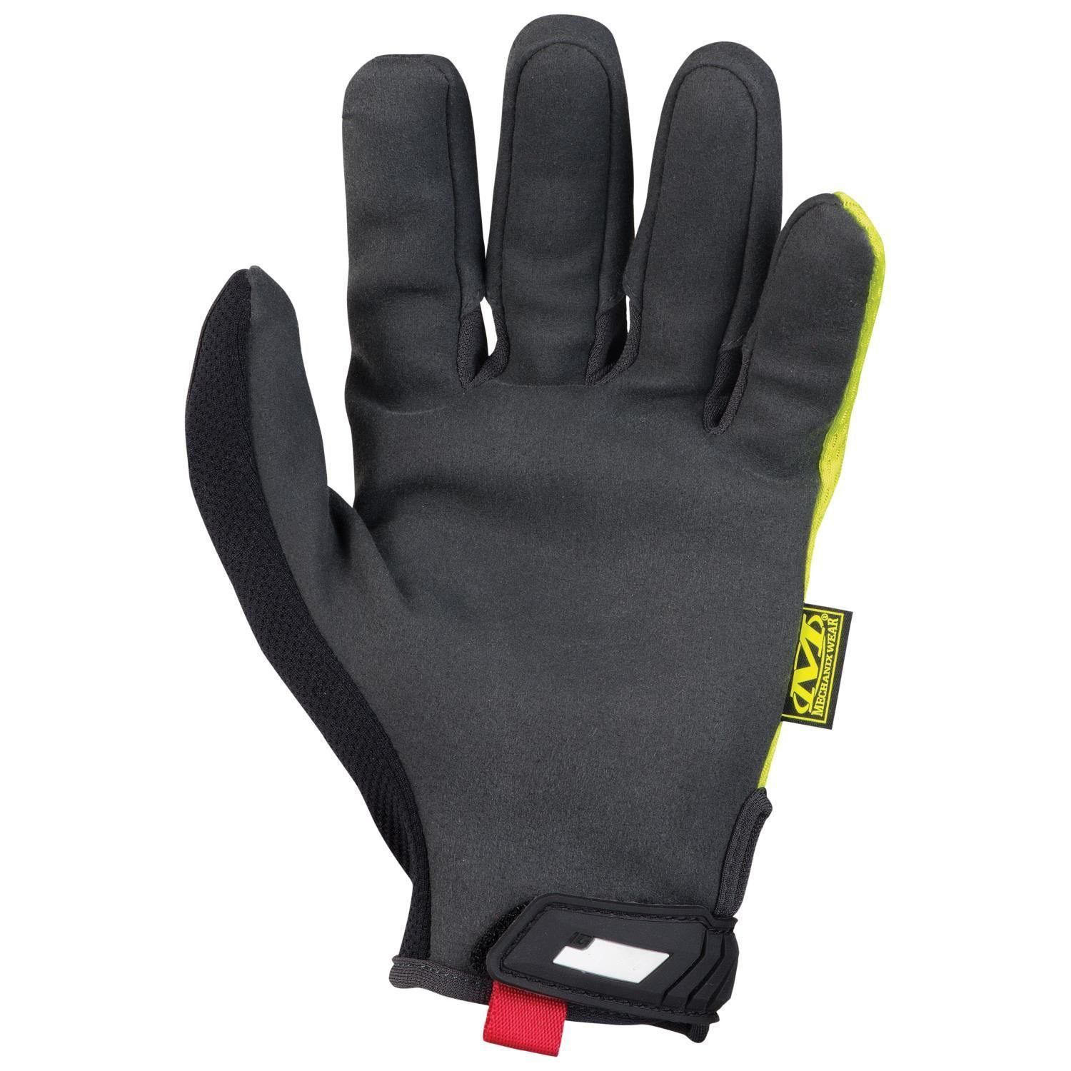 Mechanix Wear® THE ORIGINAL® SMG-91 Work Gloves, L, Synthetic Leather,  High-Visibility Fluorescent Yellow