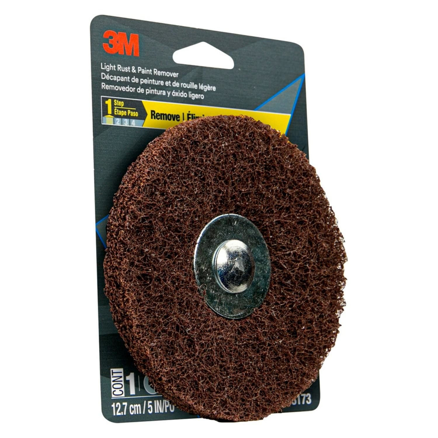 3M 5in Light Rust and Paint Remover Disc