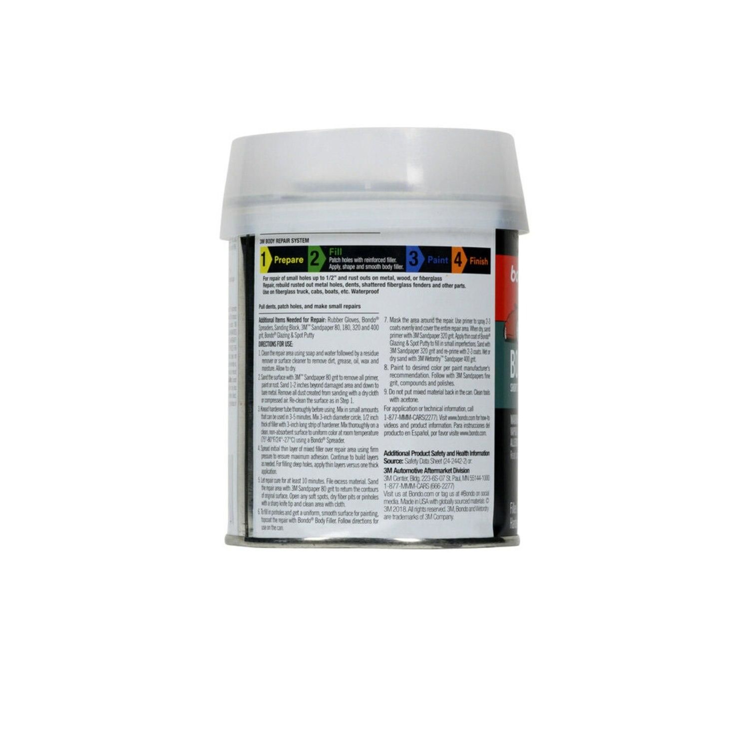 Bondo Glass Body Filler 1 Pint