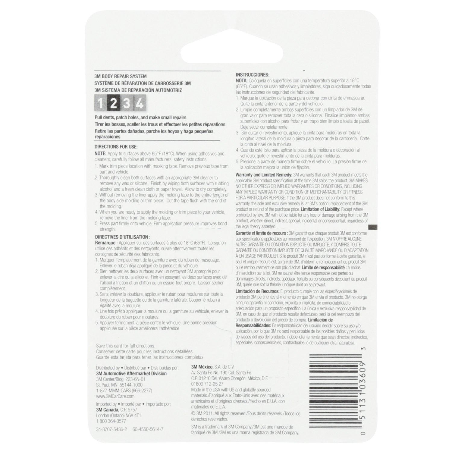 3M 1/2in Molding Tape