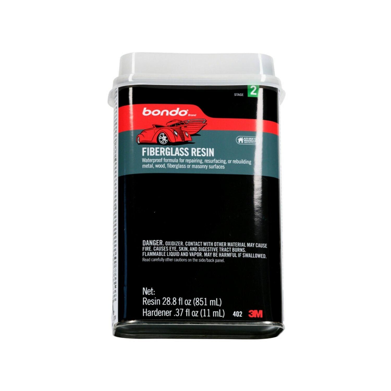 Bondo Fiberglass Resin 1 Quart