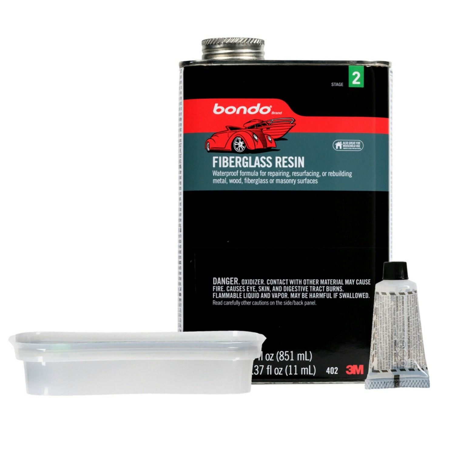 Bondo Fiberglass Resin 1 Quart