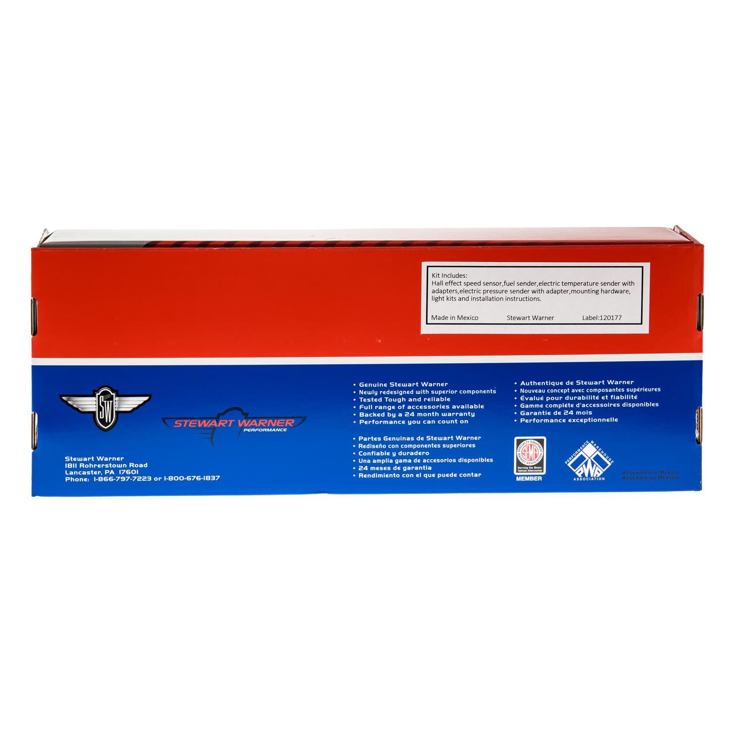 Stewart Warner 5 Gauge Electric Box Kit