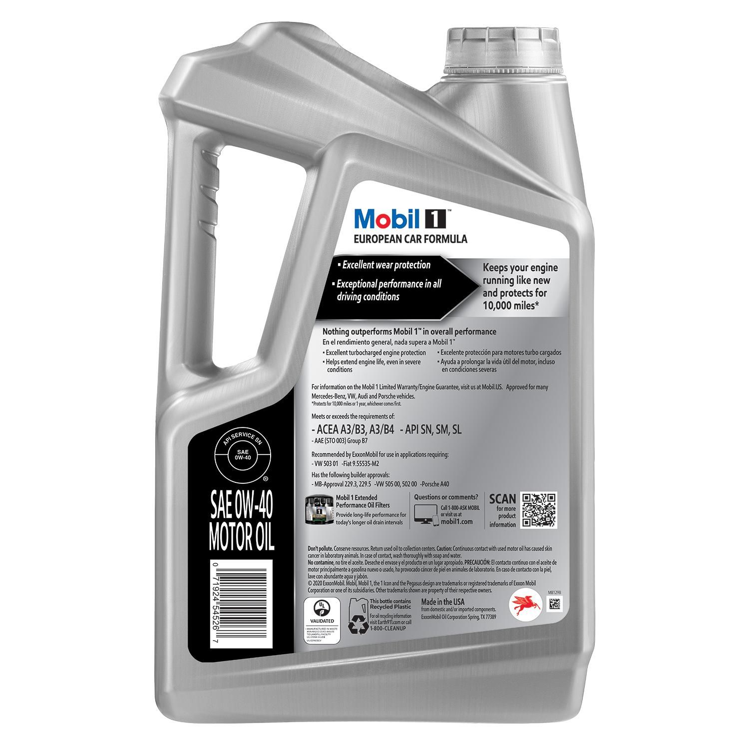 mobil 1 synthetic oil