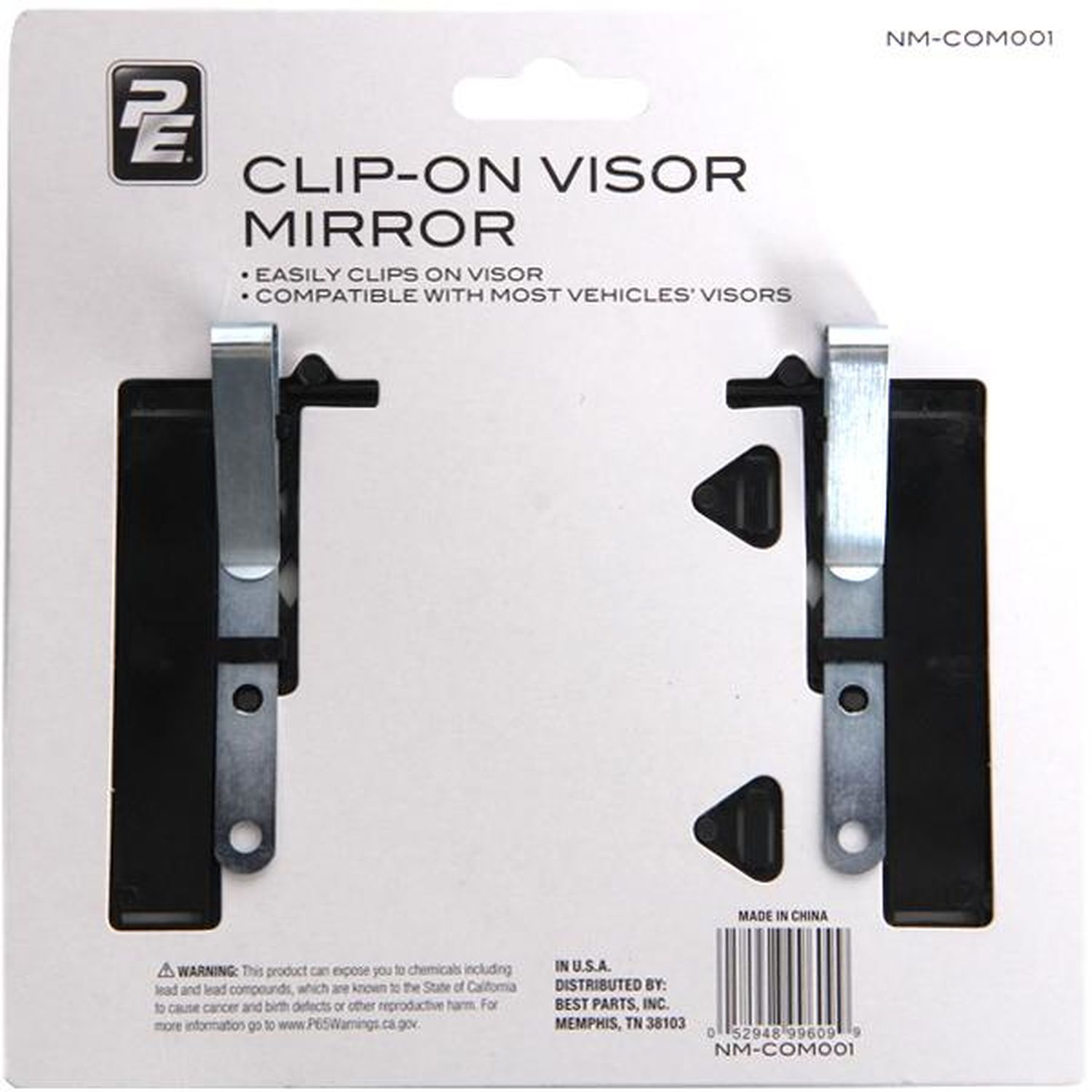 ProElite Clip-On Small Visor Mirror