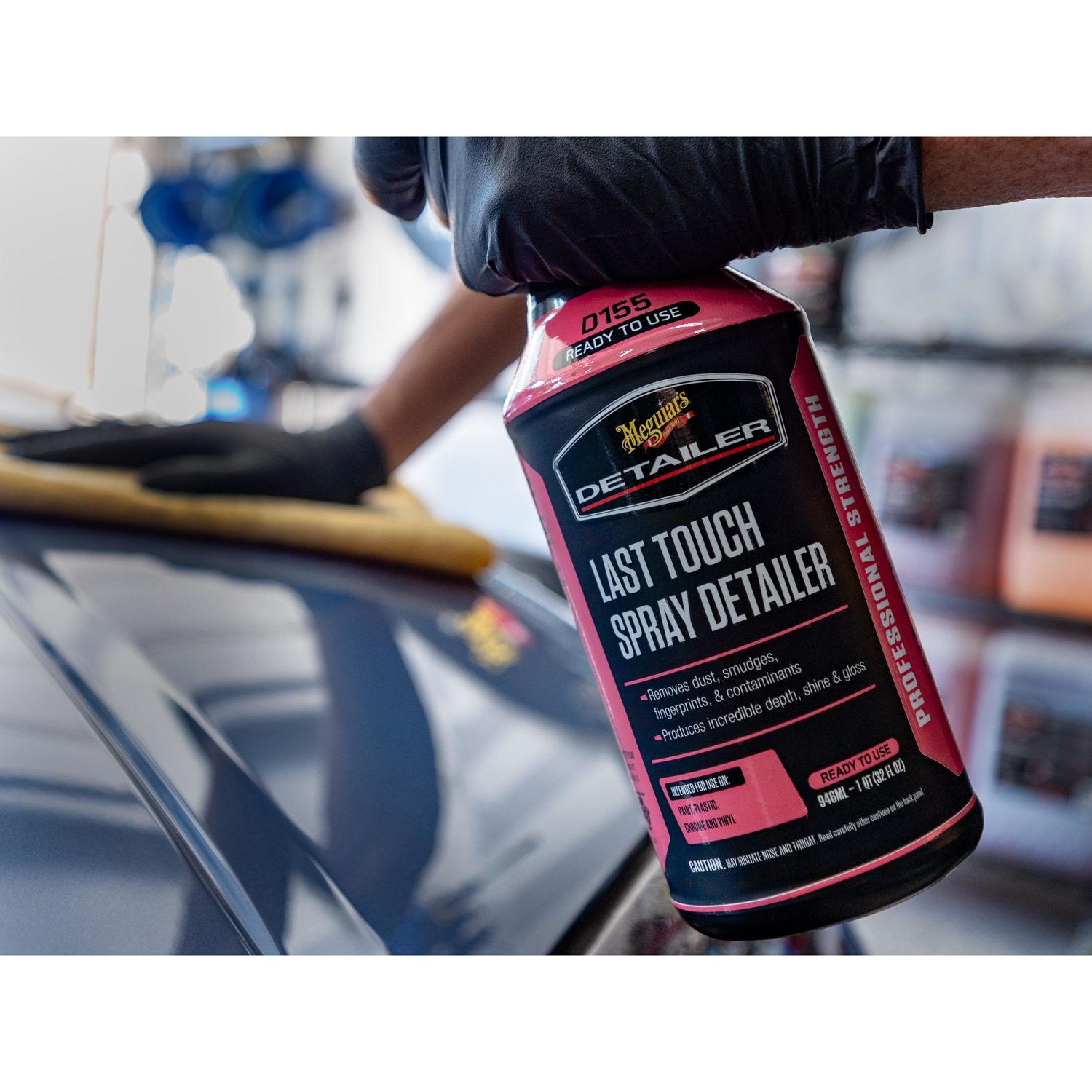 Meguiar's Last Touch Spray Detailer, Ready to Use Pro-Grade Detailing Spray  - DRTU15532, 32 Oz