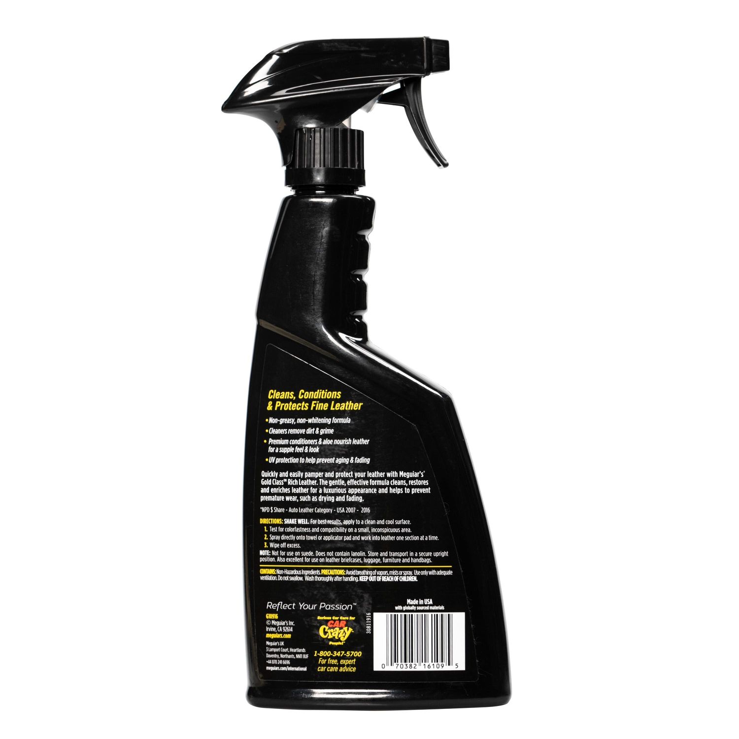 Meguiar's Gold Class Rich Leather Cleaner and Conditioner Spray 16oz