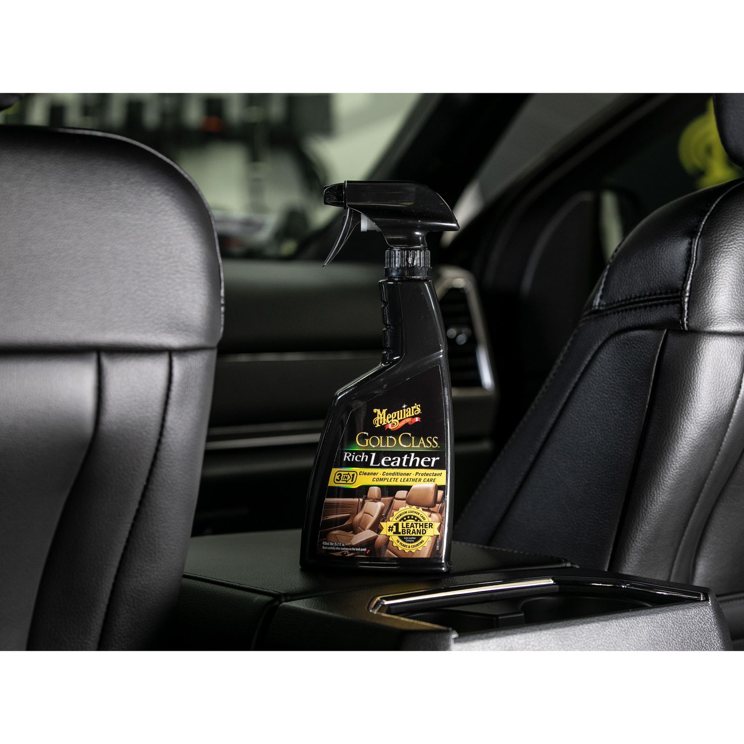 Meguiar's - How clean is your leather? 🤷‍♂️ Gold Class Leather & Vinyl  Cleaner. #meguiars #leather #ultimate #leathercleaner #leathercare