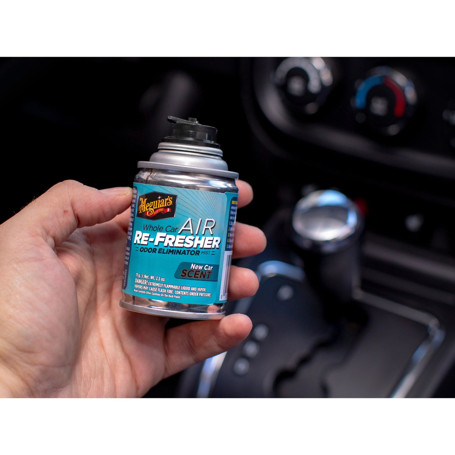 Meguiar's Whole Car Air Re-Fresher, G16402 2-fl oz New Car Scent Dispenser Air  Freshener in the Air Fresheners department at