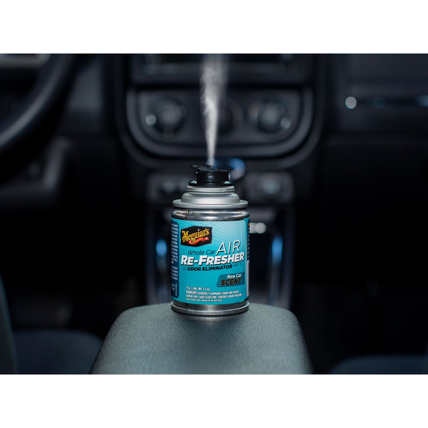 Meguiar's Whole Car Air Re-Fresher New Car Scent Odor Eliminator Mist 2.5oz