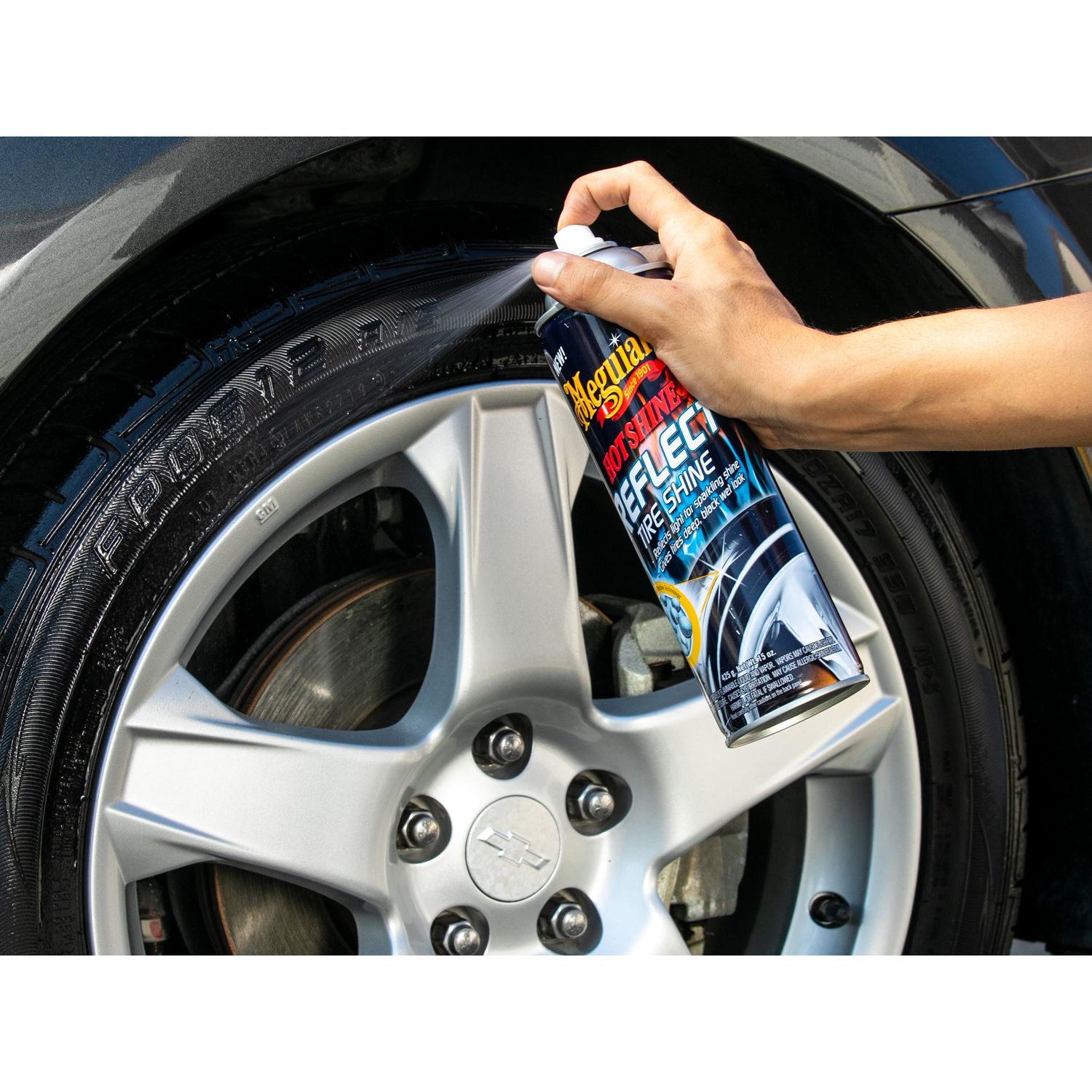 Meguiar's Hot Shine Reflect Tire Shine Spray 15oz