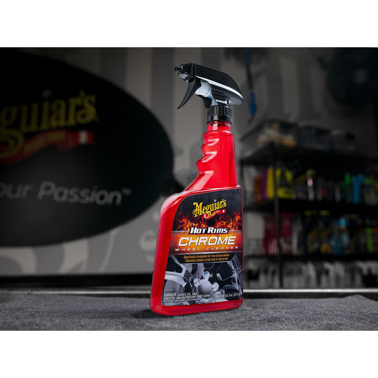 Meguiar's G19124 Hot Rims Chrome Wheel Cleaner