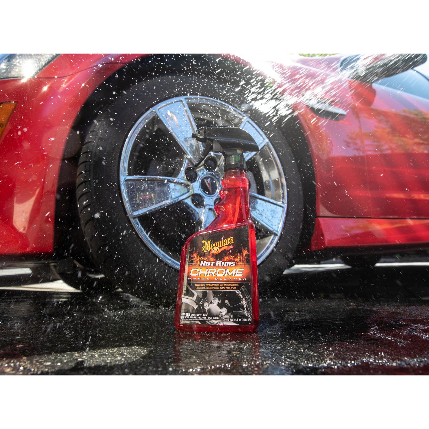 Black Magic Chrome Wheel Cleaner, Want your chrome wheels looking good  this summer? Black Magic Chrome Wheel Cleaner dissolves brake dust and road  grime instantly leaving a mirror-like