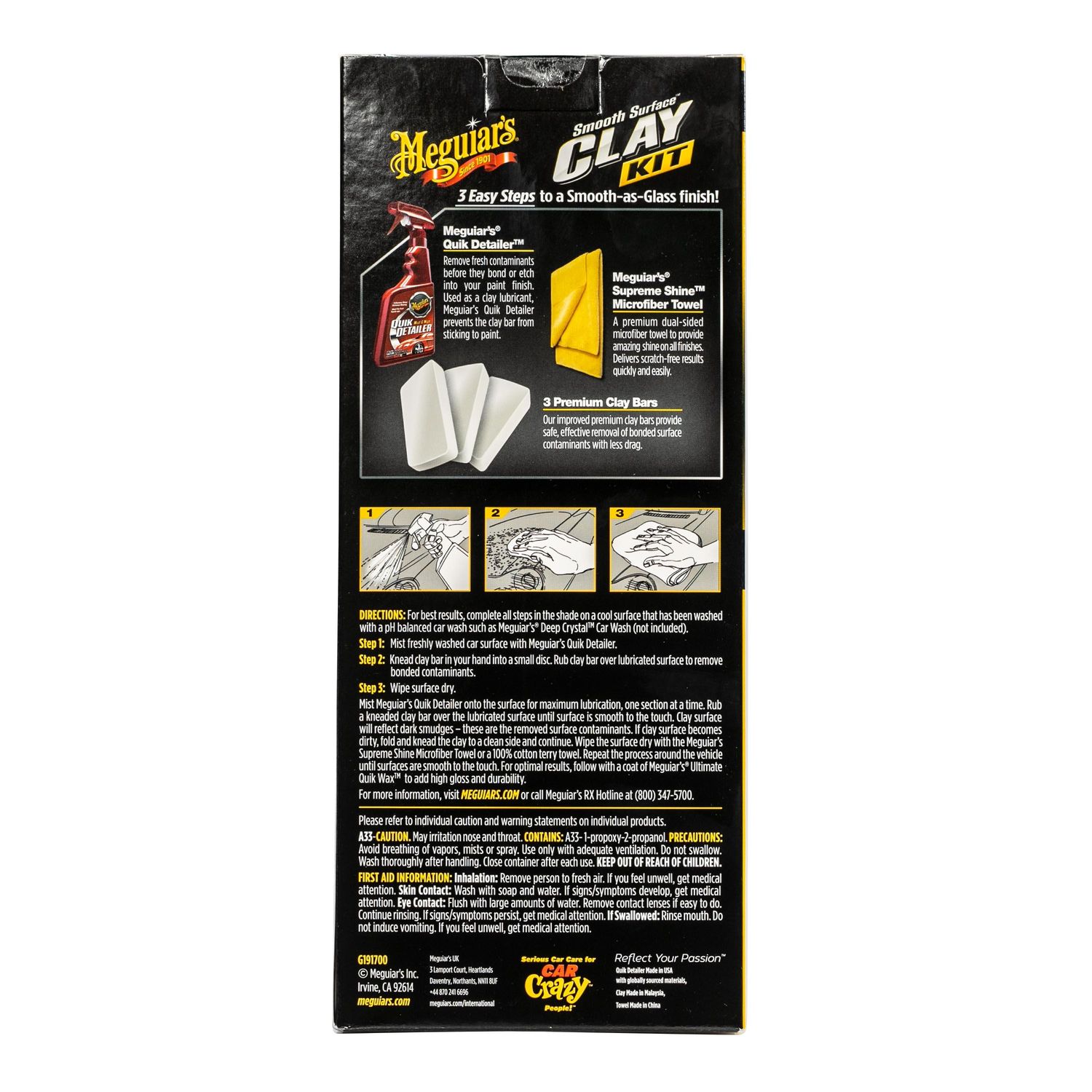 Meguiar's Smooth Surface Clay Kit