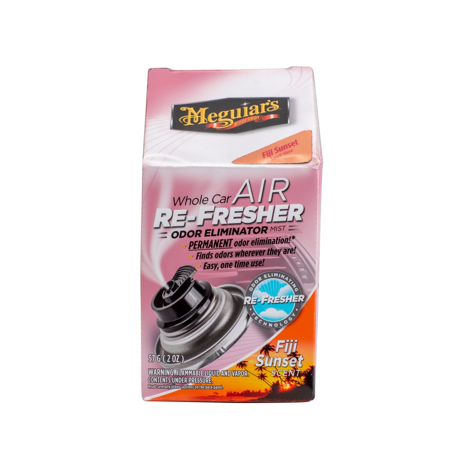 Meguiar's Whole Car Air Re-Fresher New Car Scent Odor Eliminator Mist 2.5oz