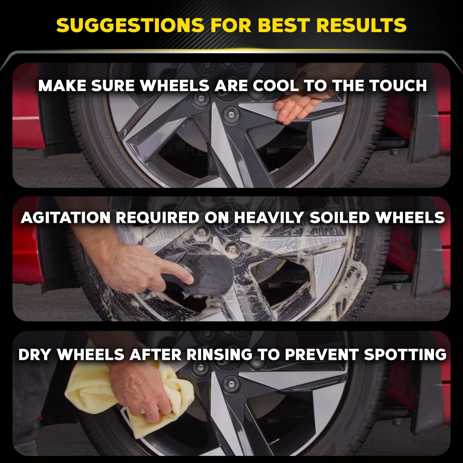 Meguiar's Hot Rims Black Wheel Cleaner 24oz