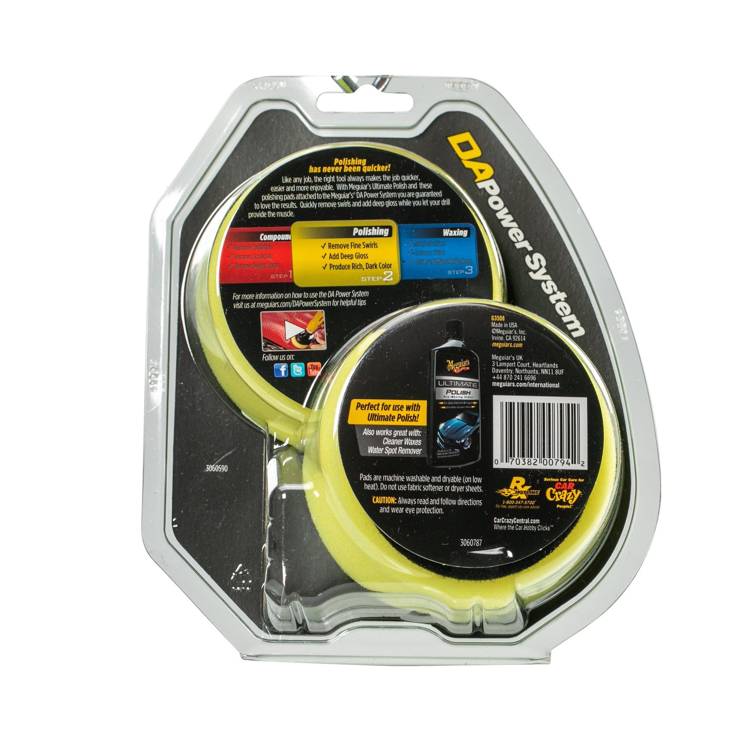 meguiar's car polishing pads