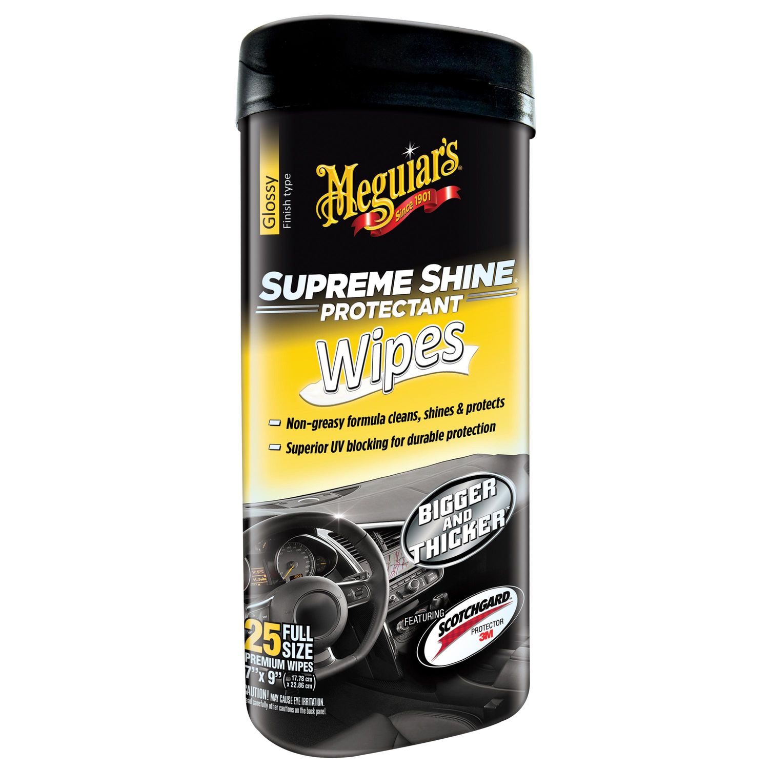 melljoy スフレ Meguiar's Supreme Shine Protectant Wipes 25 Count