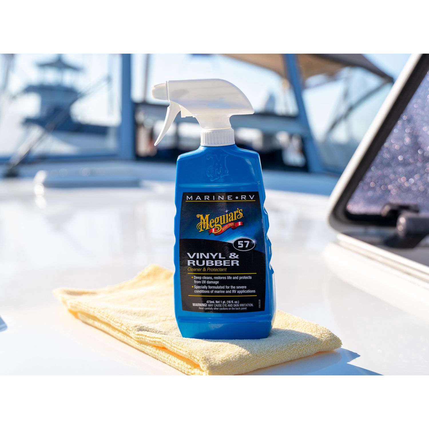 Meguiar's Marine/RV Vinyl and Rubber Cleaner and Protectant Spray 16oz