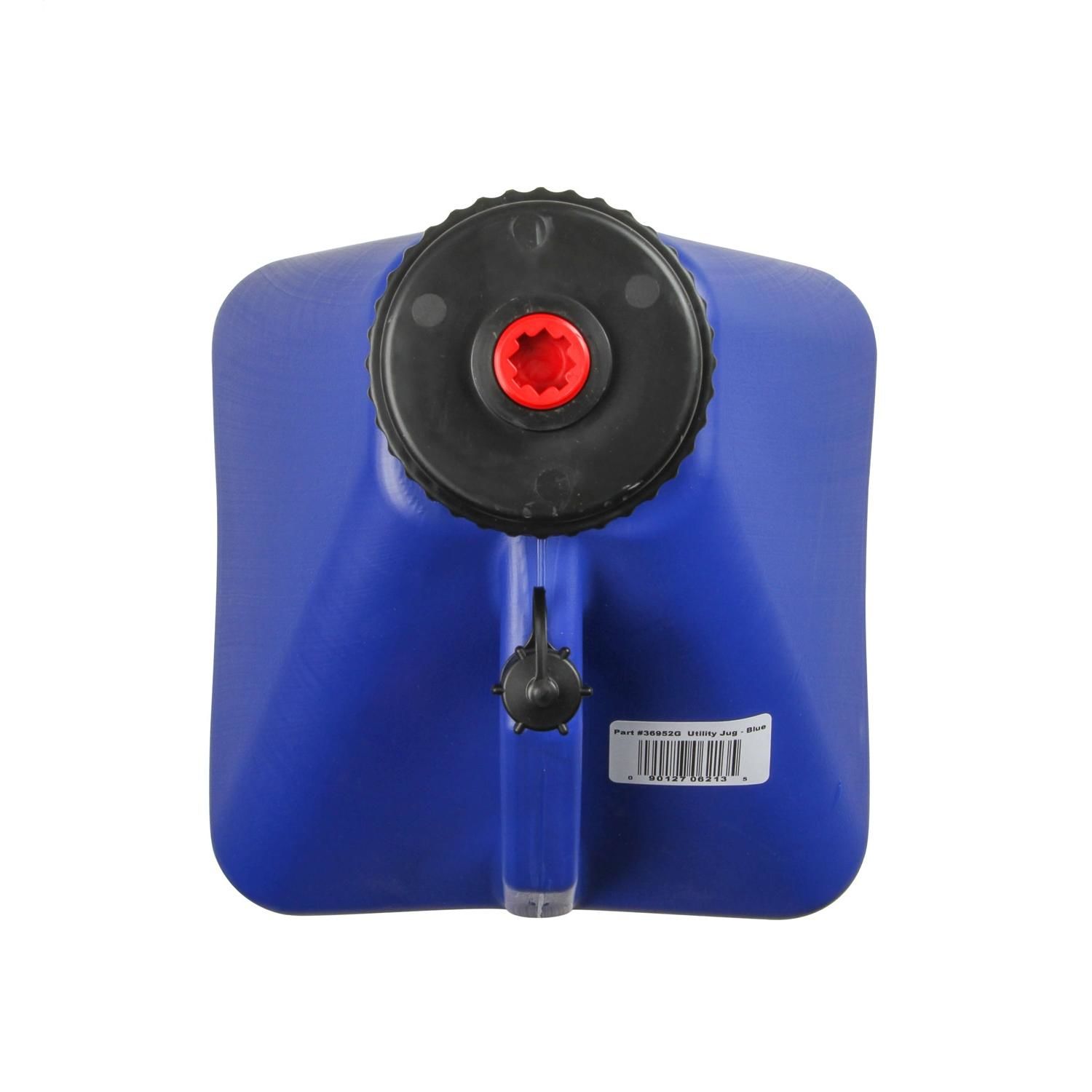 Mr. Gasket 5 Gallon Blue Utility Jug with Square Filler Hose