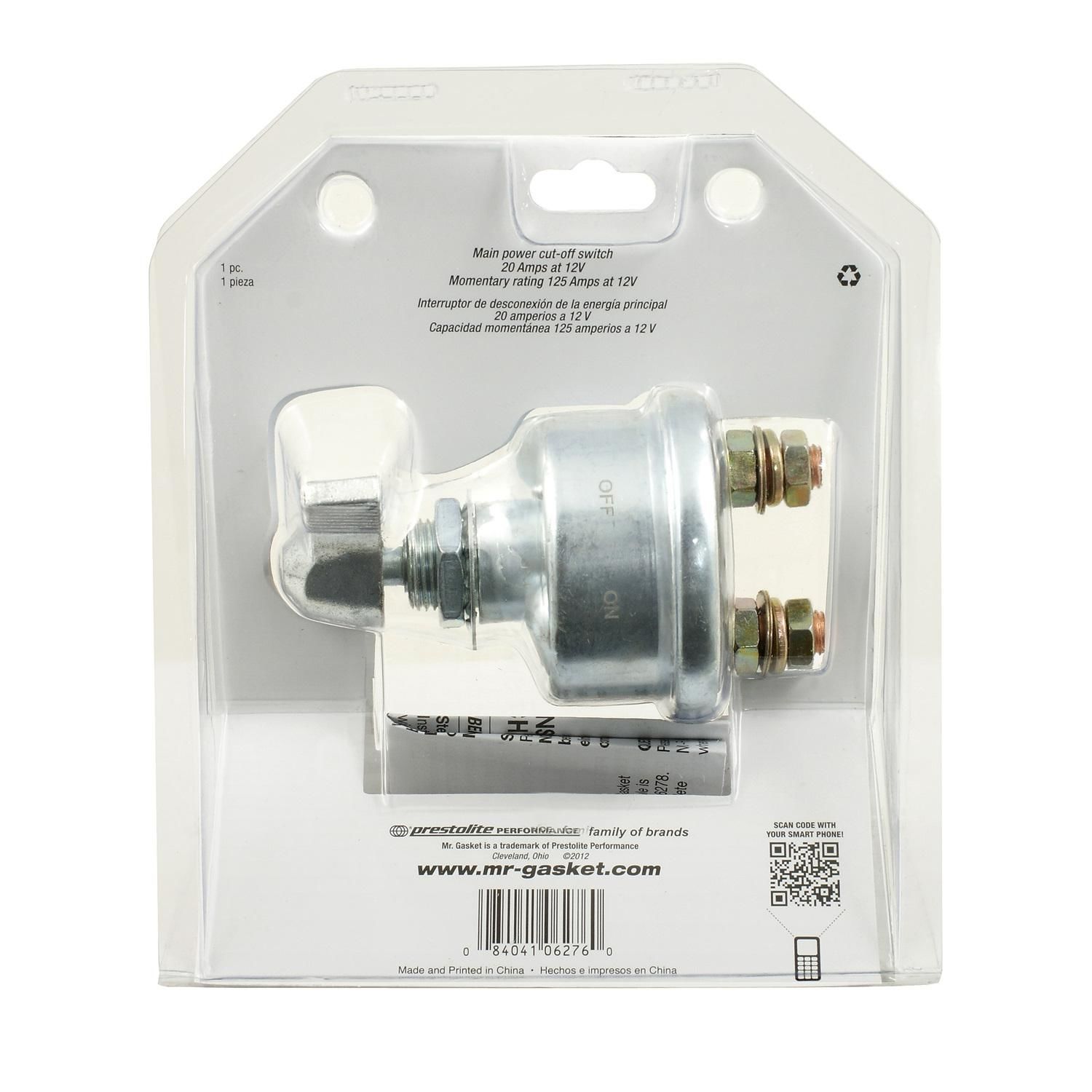 Mr. Gasket Master Disconnect Switch