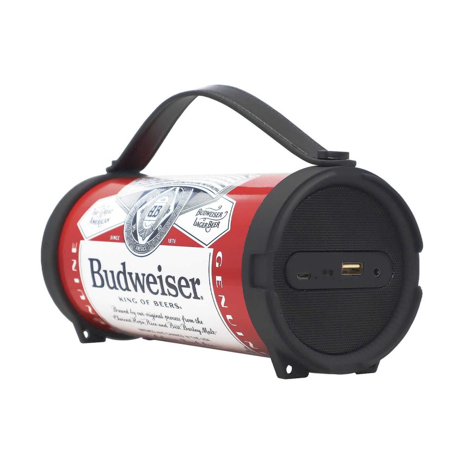 Gabba Goods Budweiser Small Bluetooth Bazooka Speaker Creed